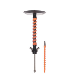 Кальян Mamay Custom - Coilovers Черный Оранжевый  (Без колбы)