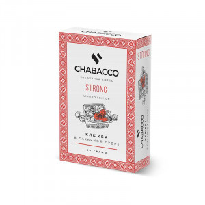 Смесь для кальяна Chabacco STRONG - Клюква в сахаре 50г
