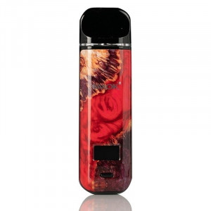 Набор SMOK NOVO X 800mAh Pod Kit SMOK-061G Red Stabilizing Wood