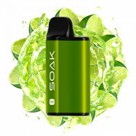 Электронная сигарета SOAK M 4000 - Lime Soda (Газировка с лаймом)