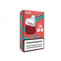 Электронная сигарета Puffmi DY 4500 - Strawberry Ice Cream (Клубничное мороженое)
