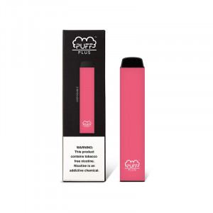 Электронная сигарета Puff Bar Plus - Strawberry Milkshake (Клубничный милкшейк) 800т