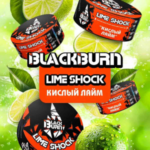 Табак для кальяна Black Burn - Кислый лайм (Lime Shock) 100г