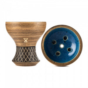 Чаша для кальяна Alpha Bowl - Turk Design Blue Sand (Прямоток)