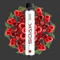 Электронная сигарета SOAK X ZERO 2200 - Sweet cherry (Вишня)