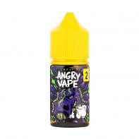 Жидкость Angry Vape Ultra - Бегемот Брутто (Черный виноград) 30мл 20мг