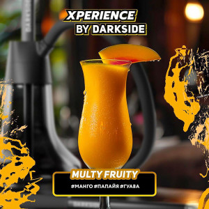 Табак для кальяна Xperience by Darkside - Multy Fruity (Манго Папайя Гуава) 30г