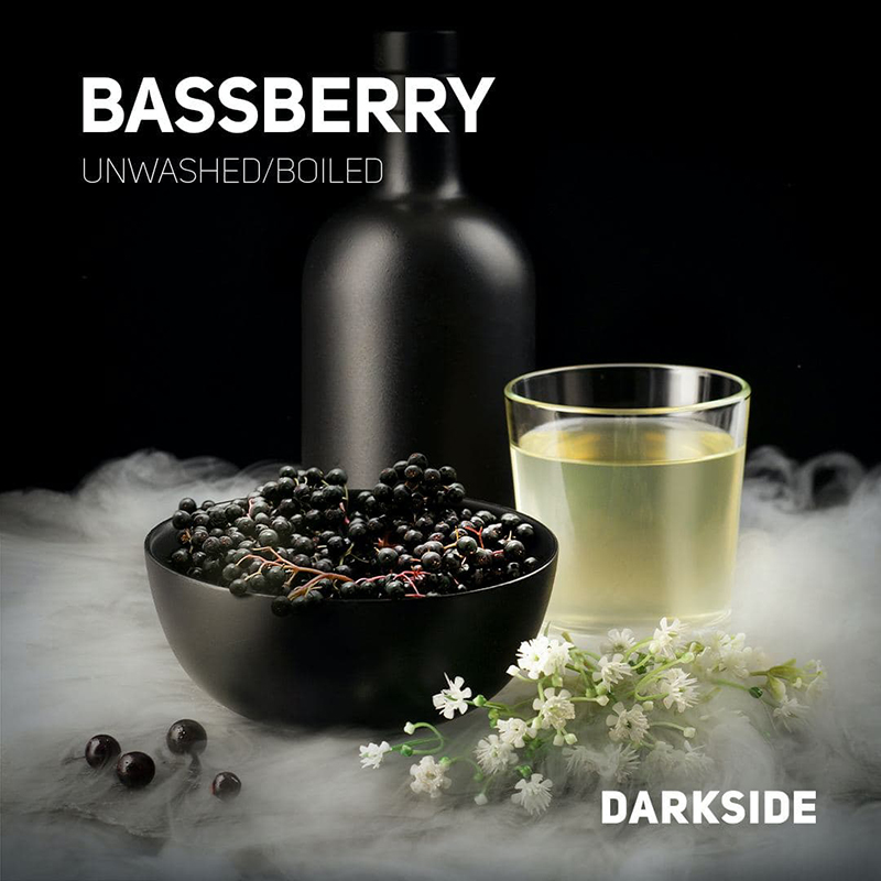 Табак для кальяна Darkside Core - Bassberry (Бузина) 100г
